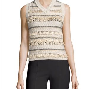 Tory Burch Jacquard Sweater Vest